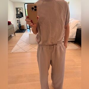 Skims sweatpants and top set  - color is more a mauve. Both in Small